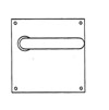 Union Dove Door Furniture On 152mm Plate 48 CTC AS