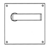 Union Sable Door Furniture On 152mm Plate Oval AS