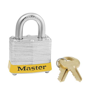 Master Lock Padlock 3KD - Yellow