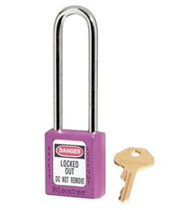 Master Lock 410 Lockout Padlock Purple LS KA