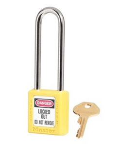 Master Lock 410 Lockout Padlock Yellow LS