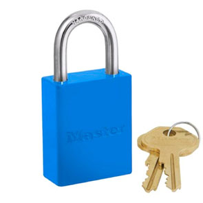 Master Lock Safety Padlock Aluminium Blue KD