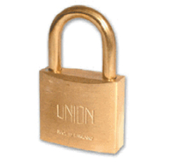 Union Brass Shackle Padlock 50mm