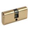 Cisa C2000 Small Oval Cylinder Double 40/40 Brass