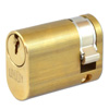 Union 2x8 Single Oval Cylinder Brass