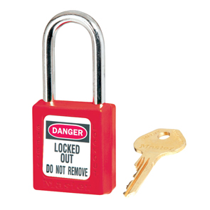 Master Lock Safety Padlock 410 Red
