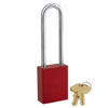 Master Lock Safety Padlock Aluminium XLS Red