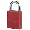 American Lock 1105 Aluminium Padlock Red