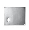 Union Push Plate 178mm Oval LH AS