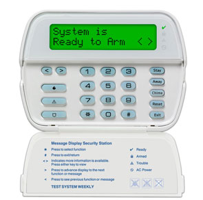 DSC PK5500E1 LCD Alarm Keypad