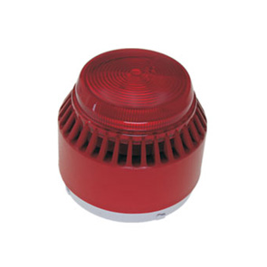 Securi-Prod Fire Alarm Red Flashing Siren 24V