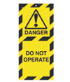 Tag 75X160 mm Danger Do Not Operate (10)