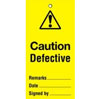 Lockout tags 110x50mm Caution Defective (10)