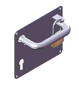 Union Reslock Lever Furniture 60mm SS - LH